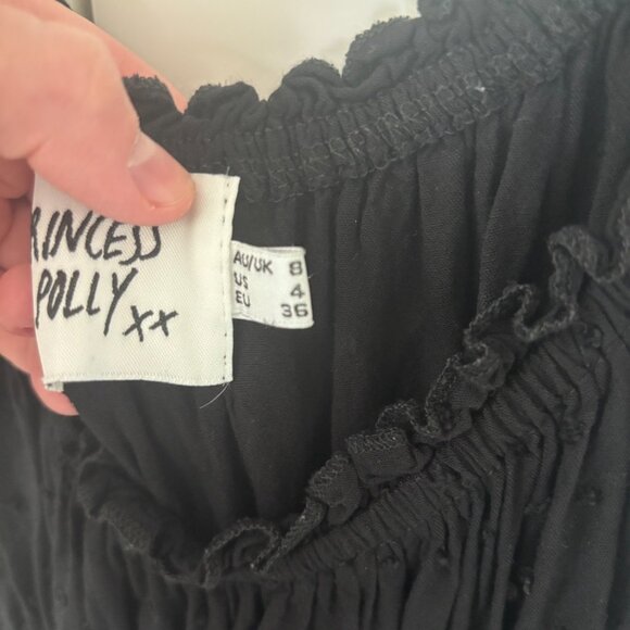 Princess Polly The Love Galore Romper Black Size 4 - Picture 6 of 6